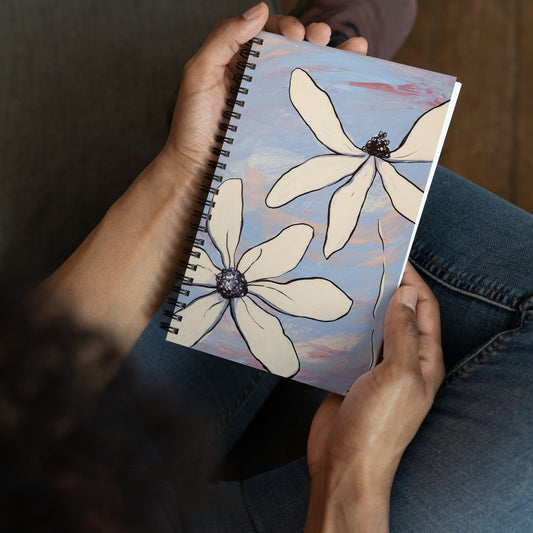 FOR THE LOVE OF FLOWERS - spiral notebook
