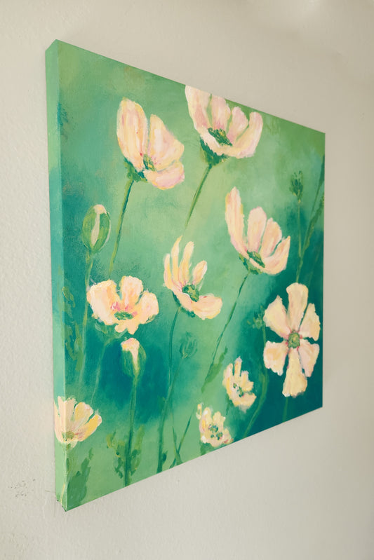 Golden Hour in Wonderland - Original Painting by Holly Soule