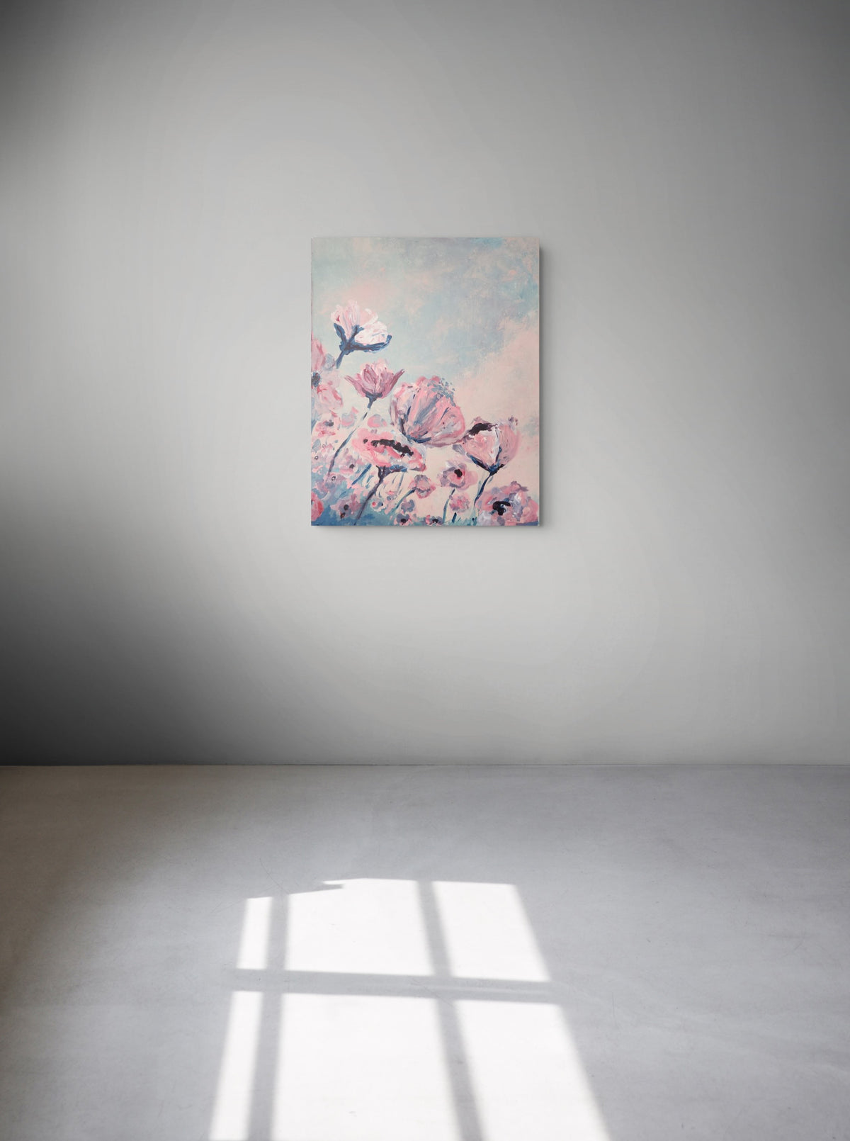 Dawn Original Painting by Holly Soule Abstract Floral Canvas