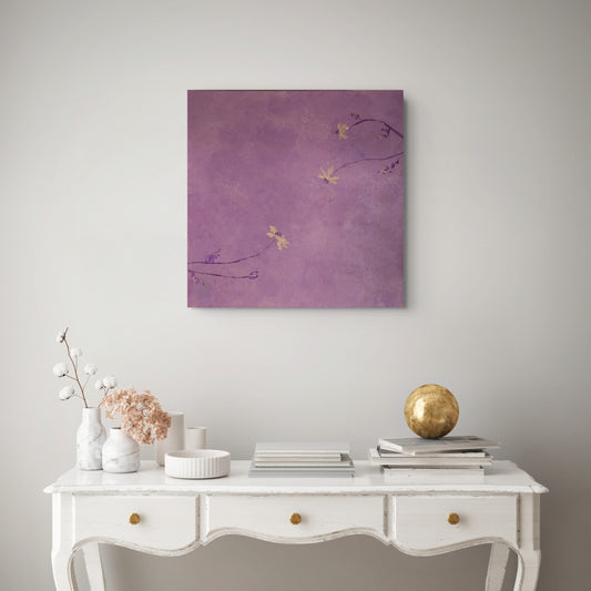 Reaching for you: Purple Study - Original Painting by Holly Soule